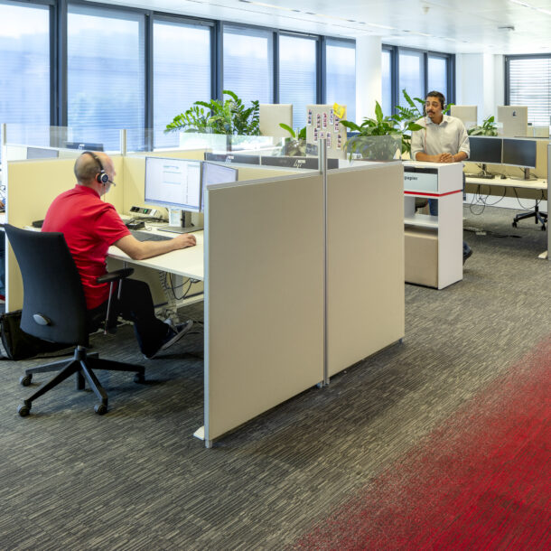 Kundenlösung A1 Telekom Austria Schallabsorber Büro
