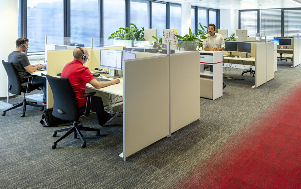 Kundenlösung A1 Telekom Austria Schallabsorber Büro