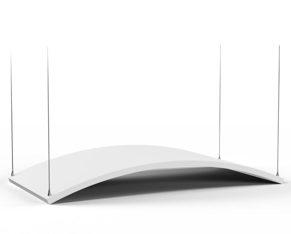 Acoustics in Motion Deckenabsorber für einen guten Schallschutz