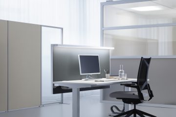 Decato Modul Absorber mit Arbeitsplatzbeleuchtung - Beleuchtung Büro