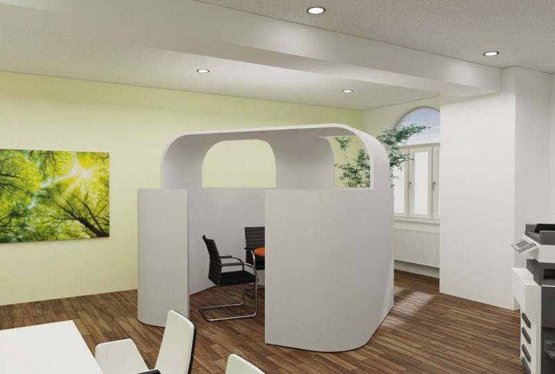 Planung Erdbeerkörbchen Raum in Raum Absorber