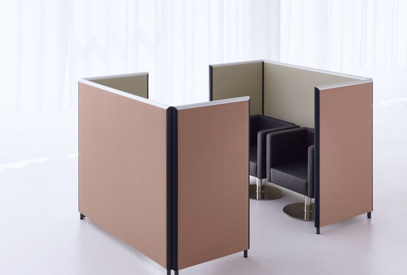 Formfac5 Koje doppel Akustik Stellwand Büro mit Klettverbindung
